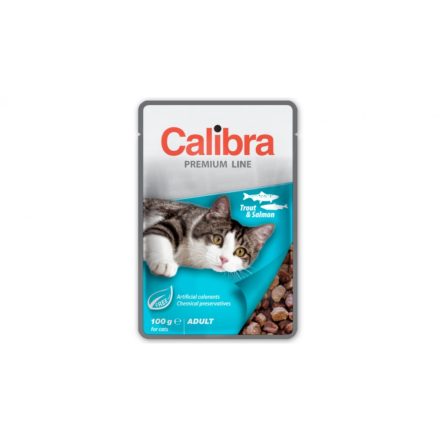 Calibra Cat Premium Line ADULT Trout and Salmon alutasakos 100g