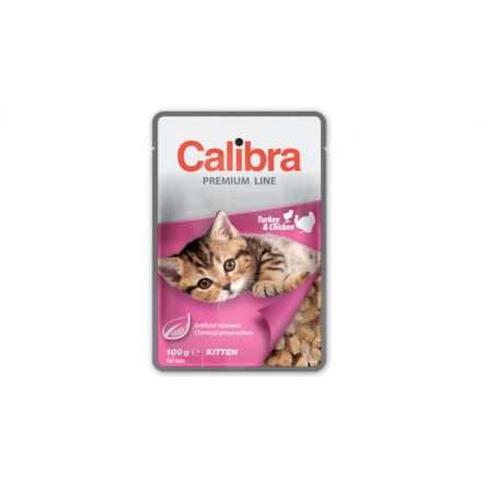 Calibra Cat Premium Line KITTEN Turkey and Chicken alutasakos 100g