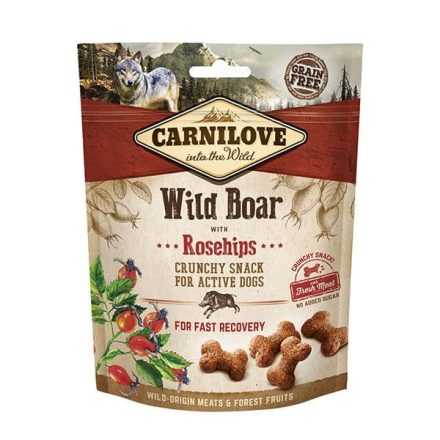 Carnilove Dog Crunchy Snack Vaddisznóhús csipkebogyóval 200g