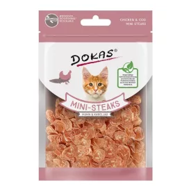 Dokas mini steak macska jutalomfalat csirke és tőkehal 25g