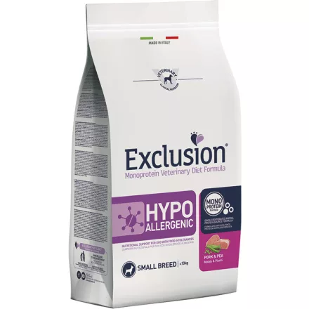 ED Exlcusion Diet Hypoallergenic Pork and Pea Small 2kg