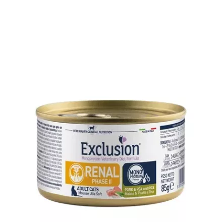 ED Exclusion Diet Cat Renal 2 Pork and Pea and Rice 85g