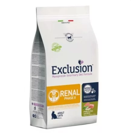 ED Exclusion Diet Cat Renal II Pork and Pea and Rice Very Low Protein 1,5kg