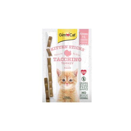 GC Snack sticks kitten pulyka&kalcium 3x9g