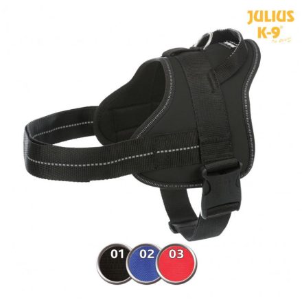 Julius K-9 M hám pure harness fekete 30mmx66-85cm