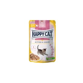 Happy Cat Pouch Szósz Kitten-Junior baromfi alutasakos 85g