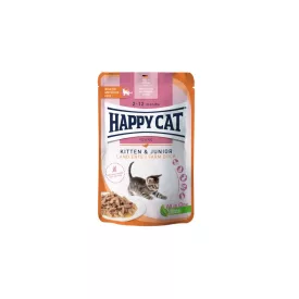 Happy Cat Pouch Szósz Kitten-Junior kacsa alutasakos 85g