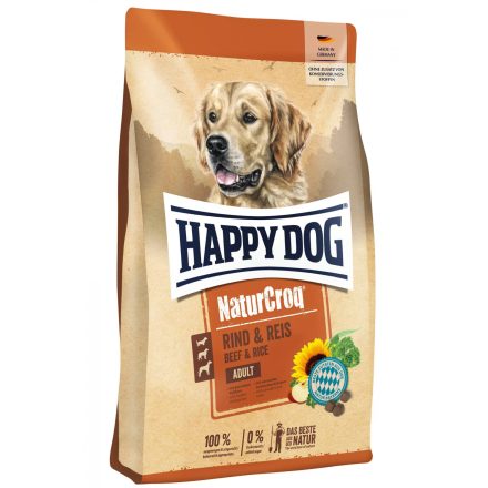 Happy Dog Natur-Croq Rind Reis 1kg 
