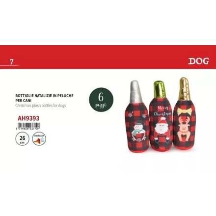 Camon sípoló karácsonyi poliészter játék üvegek 26cm