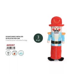 Camon sípoló poliészter karácsonyi diótörő 32cm