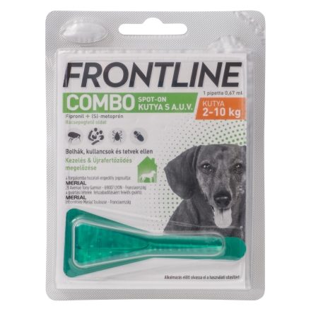 Frontline combo kutya 2-10kg 1db