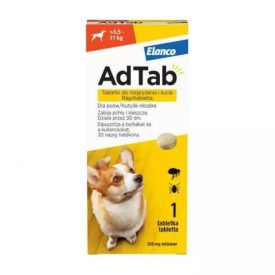 AdTab 225mg rágótabletta kutya 5,5-11kg 1x