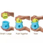 West Paw kutyajáték toppl S zöld 8cm
