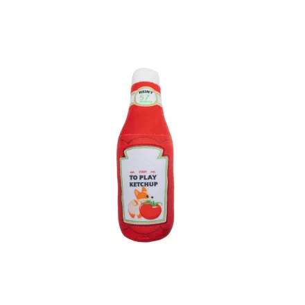 BZ Summer Plüss kutyajáték ketchup 30x9x9cm