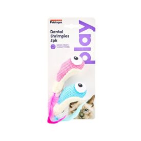 Outward Hound Petstages Dental Shrimpies macskajáték 2db