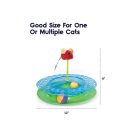 Outward Hound Cheese Chase Catnip interaktív macskajáték