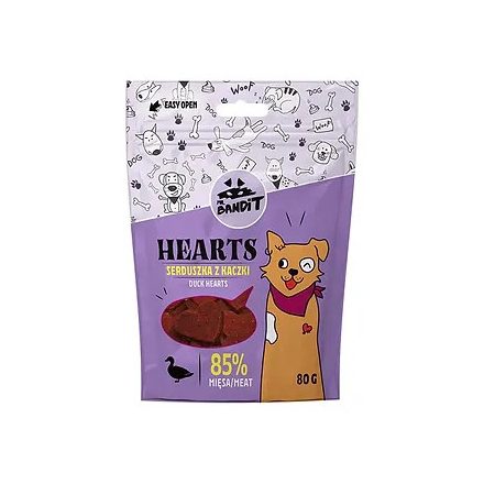 Mr. Bandit Hearts kacsa&csirke 80g