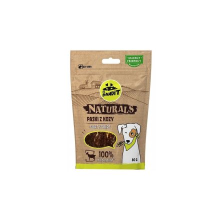 Mr. Bandit Naturals kecske csíkok 80g