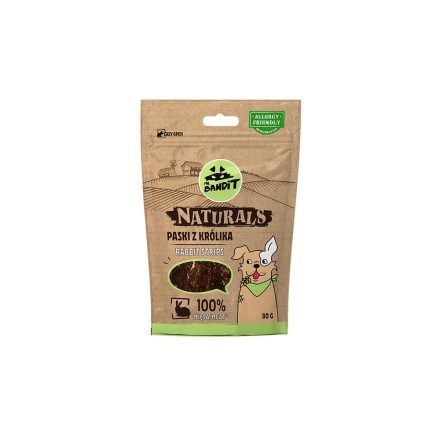 Mr. Bandit Naturals nyúl csíkok 80g 