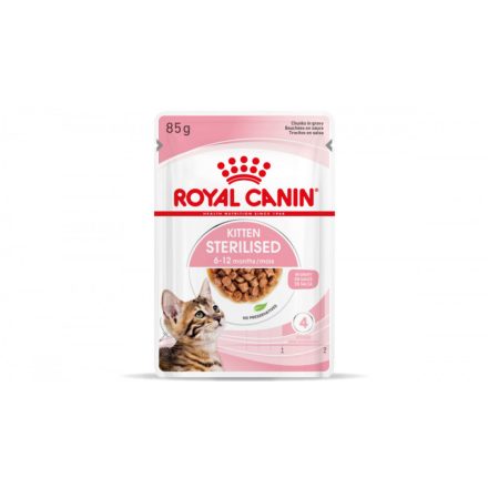 RC Kitten Sterilised gravy alutasakos 85g