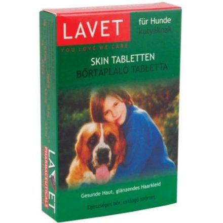 Lavet Bőrtápláló vitamin tabletta kutya 50x