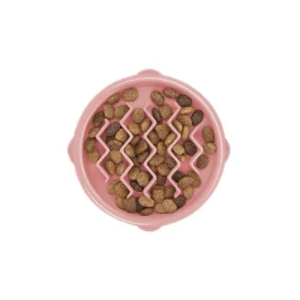 Outward Hound Fun Feeder Slo Bowl S, pink