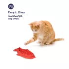 Outward Hound Fishie Fun Feeder Slo Mat macskatál, pink